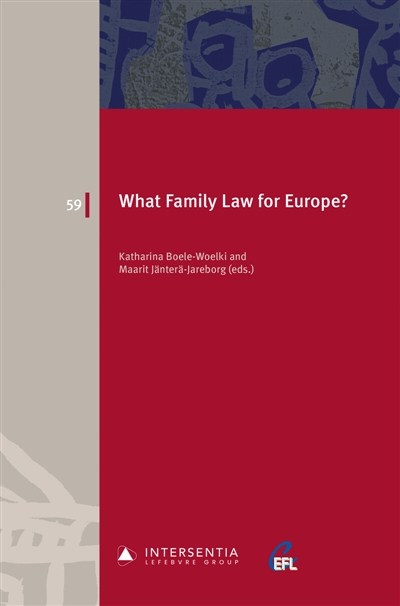 What Family Law for Europe ?