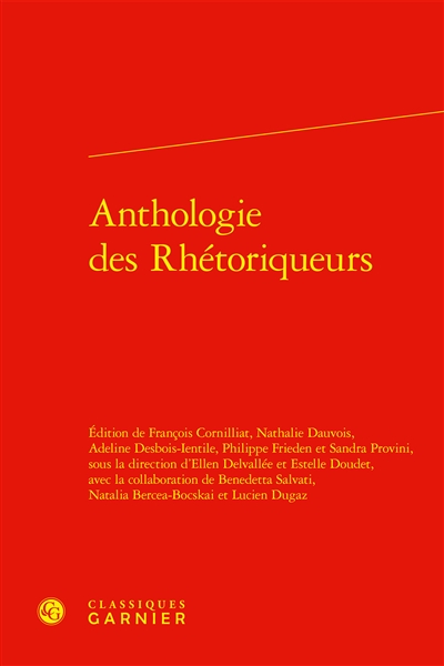 Anthologie des rhétoriqueurs