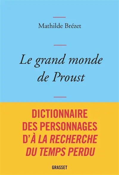 Le grand monde de Proust : dictionnaire des personnages d'A la recherche du temps perdu