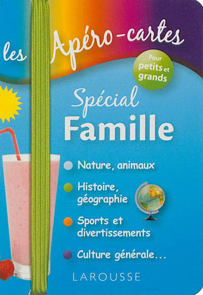 Les apéro-cartes spécial famille : pour petits et grands