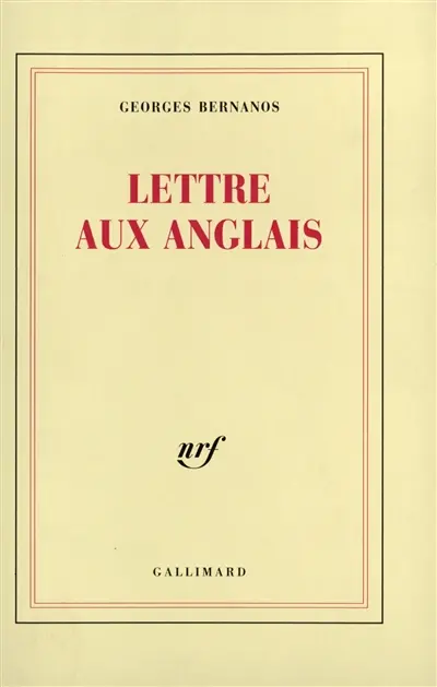 Lettre aux Anglais