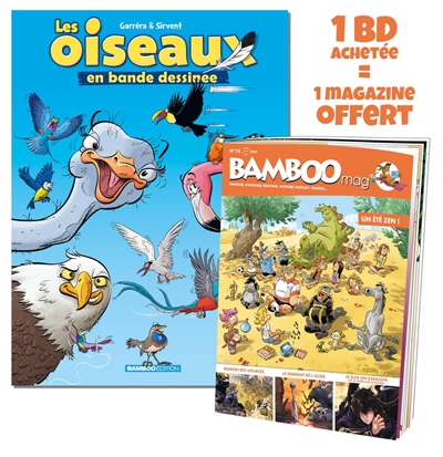 Les oiseaux en bande dessinée tome 1 + Bamboo mag