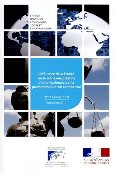 L'influence de la France sur la scène européenne et internationale par la promotion du droit continental : mandature 2010-2015, séance du 23 septembre 2014