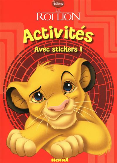 Le roi lion : activités avec stickers !