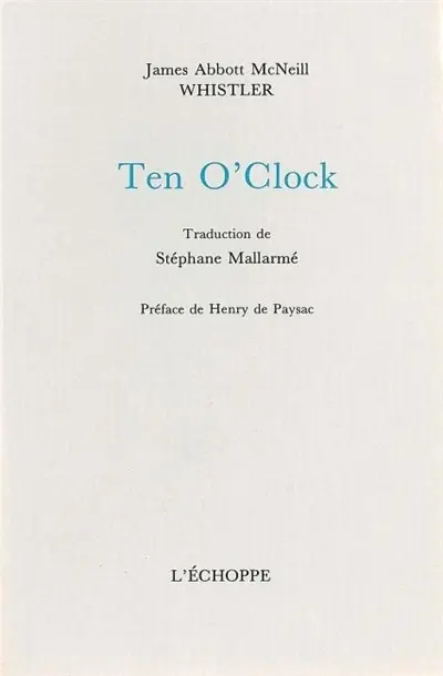 Ten o'clock