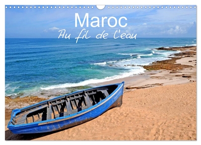 Maroc Au fil de l'eau (Calendrier mural 2026 DIN A3 vertical), CALVENDO calendrier mensuel : Océan et rivière du Maroc