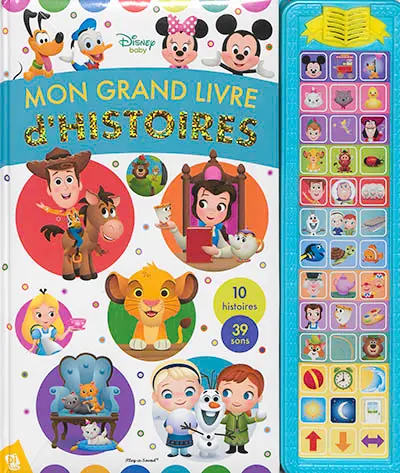 Disney baby : mon grand livre d'histoires