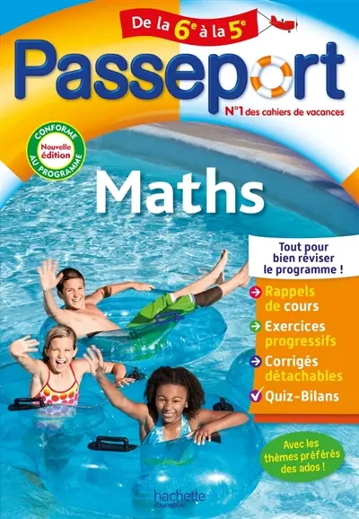 Passeport maths, de la 6e à la 5e : conforme au programme Passeport maths, de la 6e à la 5e : conforme au programme