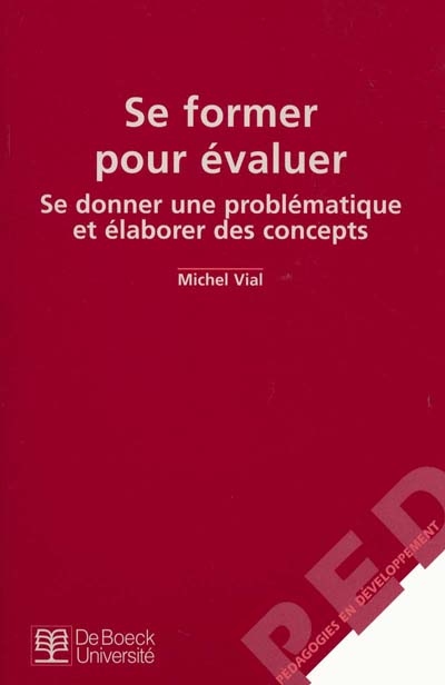 Se former pour évaluer : se donner une problématique et élaborer des concepts