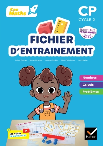 Cap maths CP, cycle 2 : fichier d'entraînement : nouveaux programmes 2025