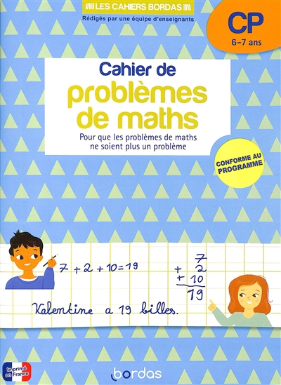 Cahier de problèmes de maths CP, 6-7 ans : pour que les problèmes de maths ne soient plus un problème