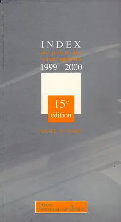 Index des prix et des normes agricoles : 1999-2000