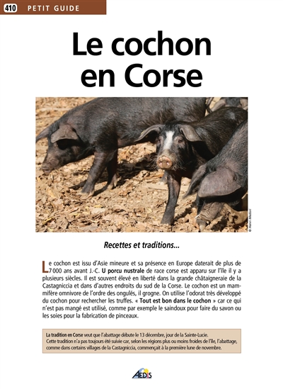 Le cochon en Corse