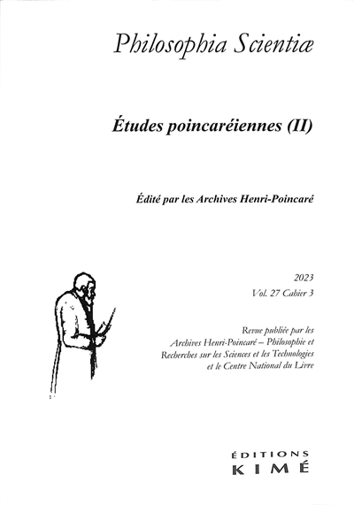 Philosophia scientiae, n° 27-3. Etudes poincaréiennes (II)