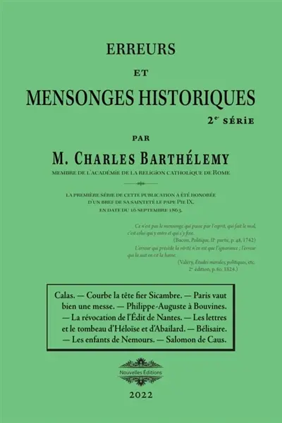 Erreurs et mensonges historiques 2 : Série 2