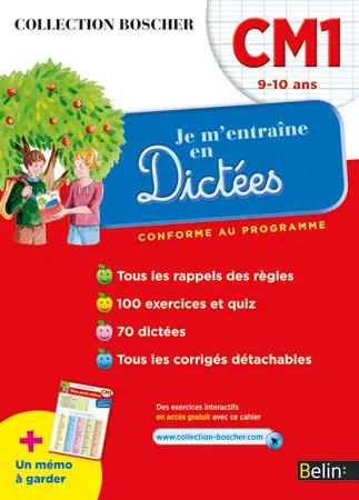 Je m'entraîne en dictées, CM1 9-10 ans