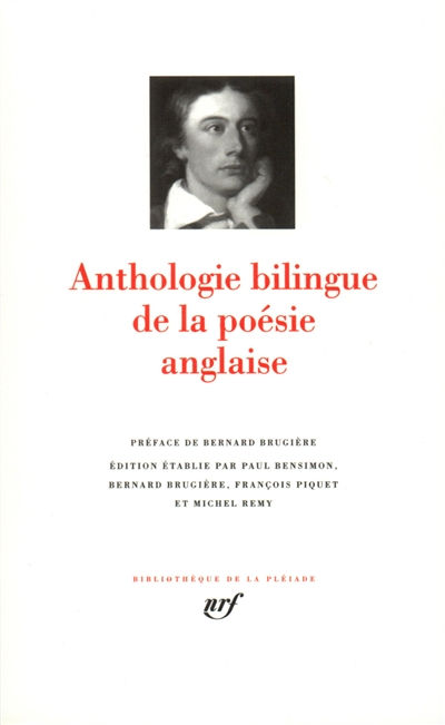 anthologie bilingue de la poésie anglaise