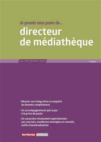 Je prends mon poste de... directeur de médiathèque