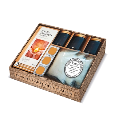 Bougies parfumées maison : coffret