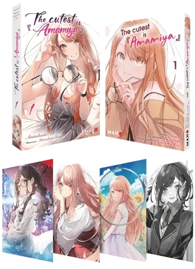 The cutest is Amamiya : pack découverte : tome 1 light novel et manga