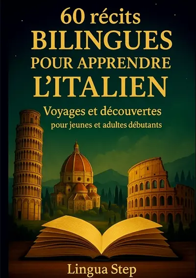 60 Récits bilingues pour apprendre l'Italien : Voyages et Découvertes pour Jeunes et Adultes Débutants