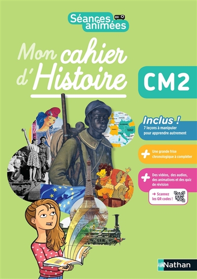 Mon cahier D'histoire Cm2 Séances animées