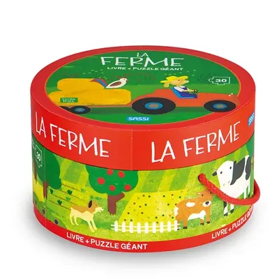 La ferme : livre + puzzle géant