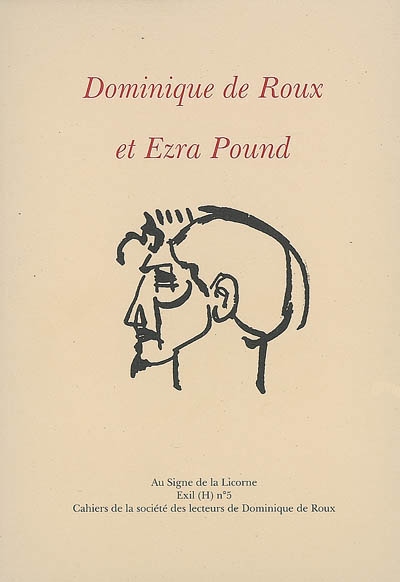 Dominique de Roux et Ezra Pound