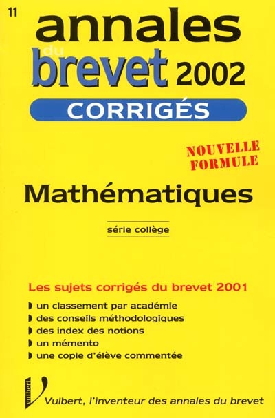 Mathématiques : série collège