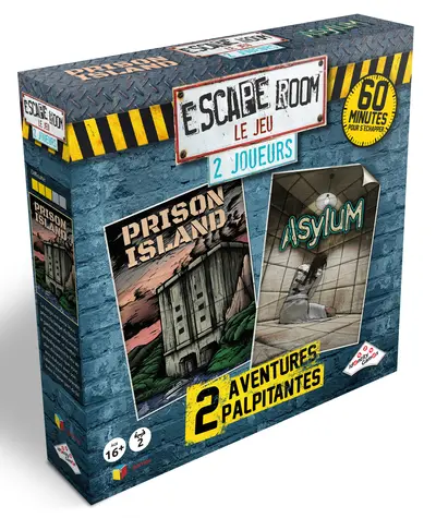 Escape room, le jeu : 2 joueurs, 2 aventures palpitantes