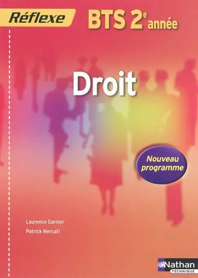 Droit, BTS 2e année : nouveau programme
