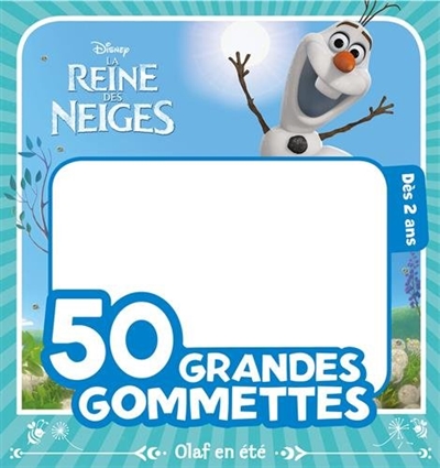 Olaf, reine des neiges, 50 grandes gommettes Disney
