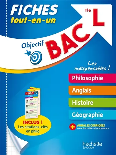 Tout-en-un terminale L : fiches