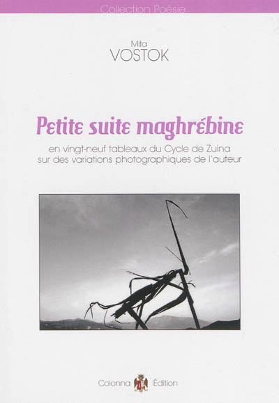 Petite suite maghrébine : en vingt-neuf tableaux du Cycle de Zuina sur des variations photographiques de l'auteur