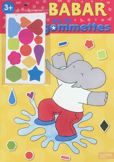 Babar, mes 150 gommettes, 3+