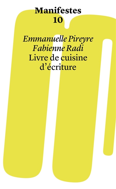 Livre de cuisine d'écriture