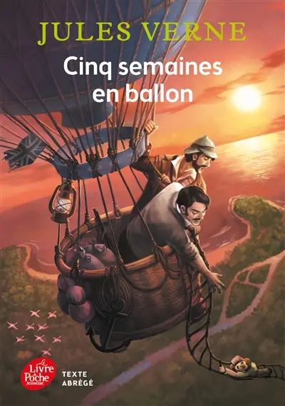 Cinq semaines en ballon : texte abrégé