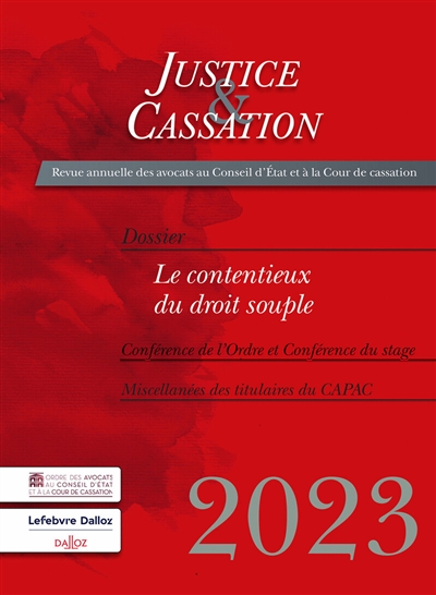Justice & cassation, n°...