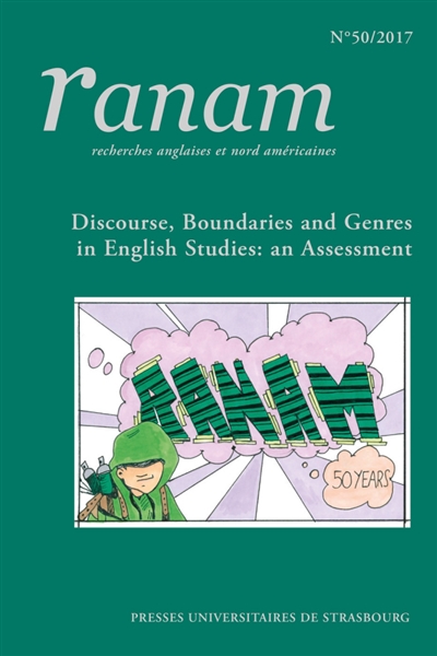 Ranam, n° 50. Discourse, boundaries and genres in English studies : an assessment