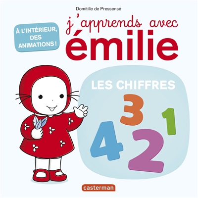 J'apprends avec emilie les chiffres