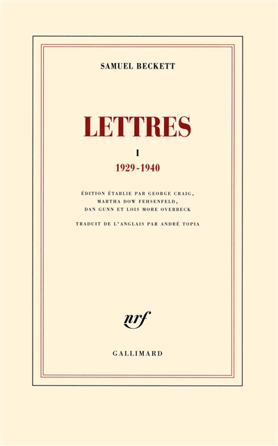 Lettres. Vol. 1. 1929-1940
