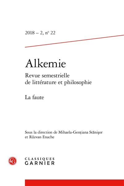 Alkemie, n° 22. La faute