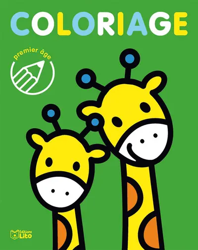 Coloriage premier âge : girafe