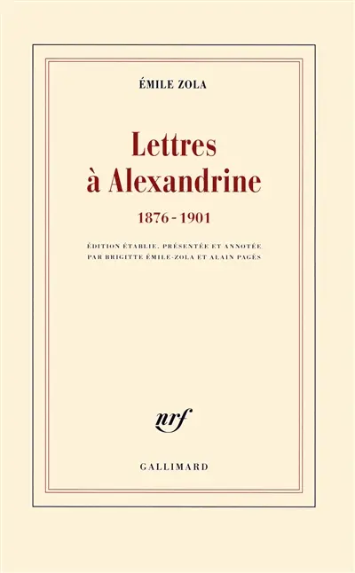 Lettres à Alexandrine : 1876-1901