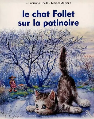 Le chat Follet sur la patinoire