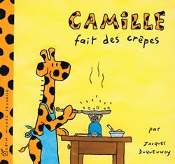 Camille fait des crêpes