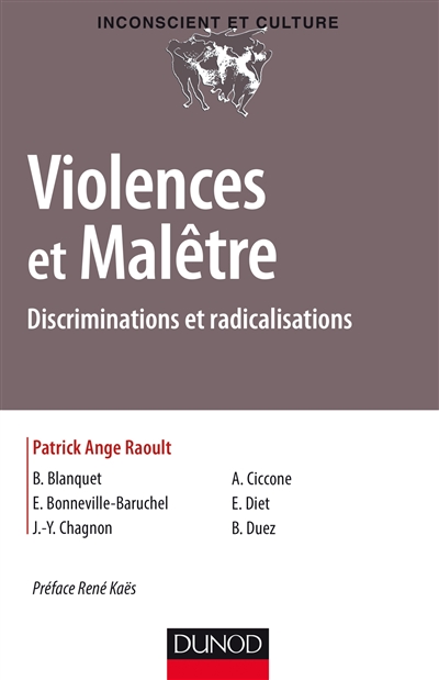 Violences et malêtre : discriminations et radicalisations