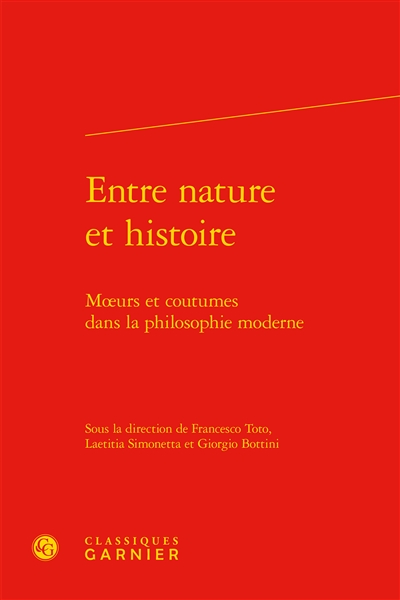 Entre nature et histoire :...
