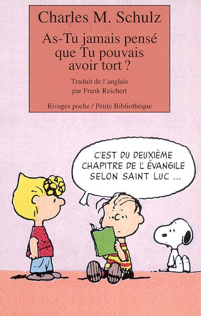 As-tu jamais pensé que tu...