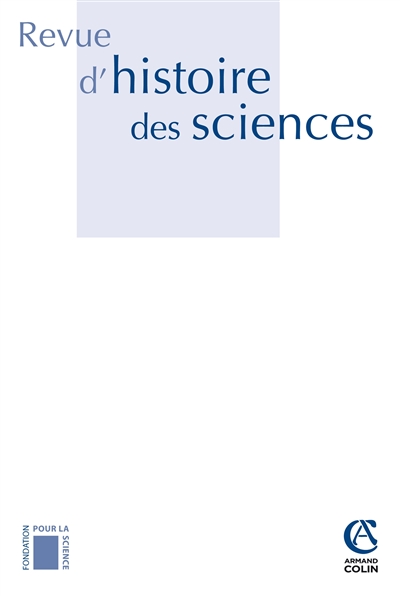 Revue d'histoire des sciences, n° 65-2. Physiologie et psychologie au temps d'Auguste Comte